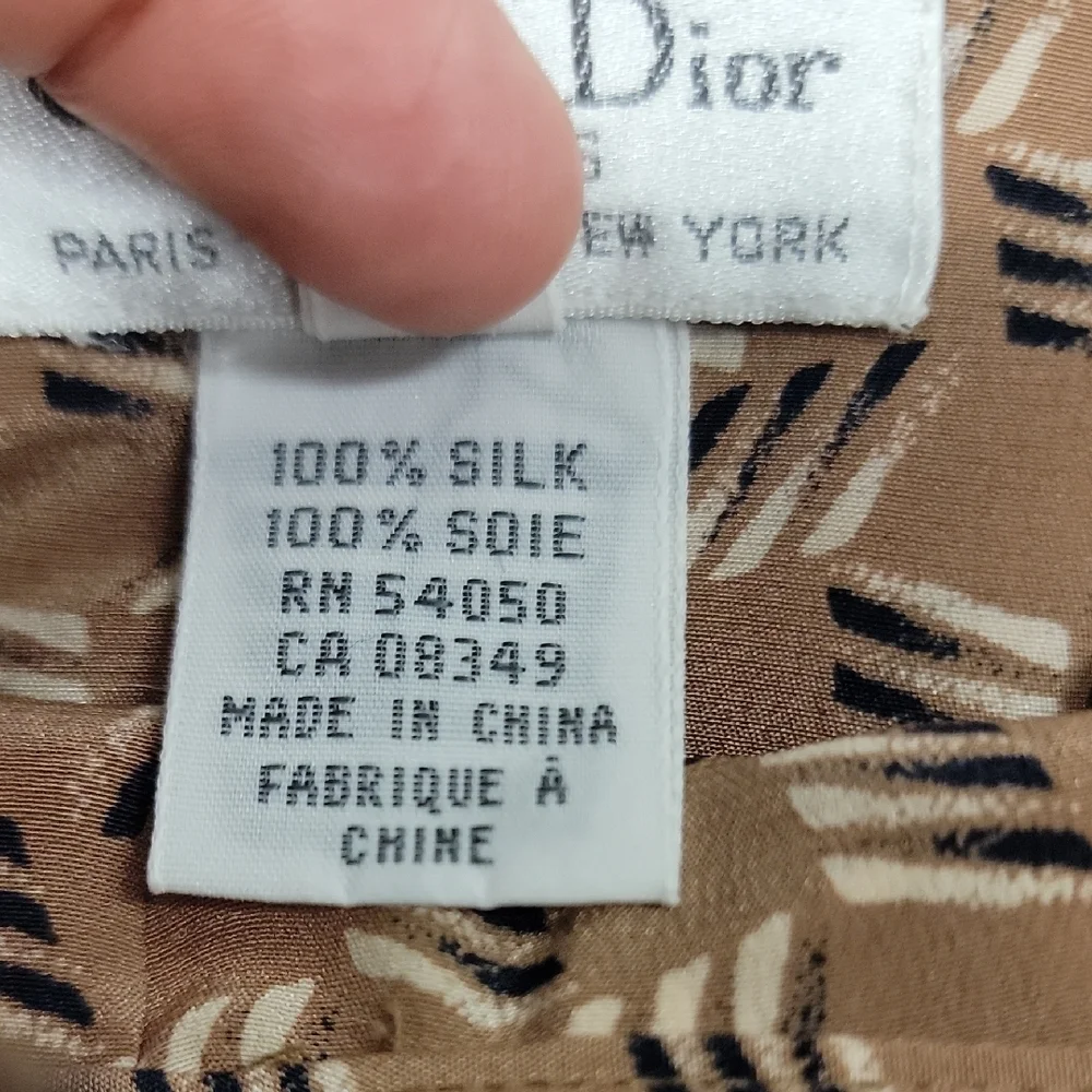 Dior Beige Patterned A-Line Skirt - Picture 3 of 16